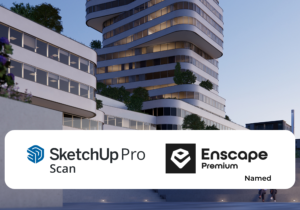 Bundle: SketchUp Pro Scan (annual license) + Enscape Premium Named (annual license) subscription